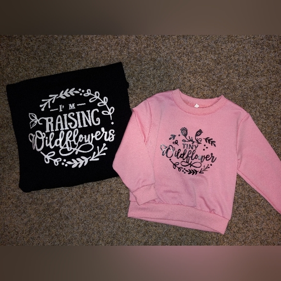 Boutique Mommy & Me Wildflowers Matching Sweaters - Picture 4 of 10